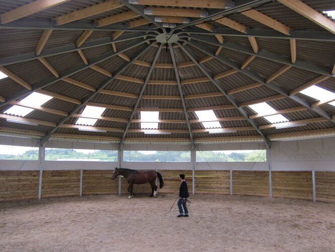 Longierhalle, 18m, Lerchenhof Familie Eppinger, Deutschland